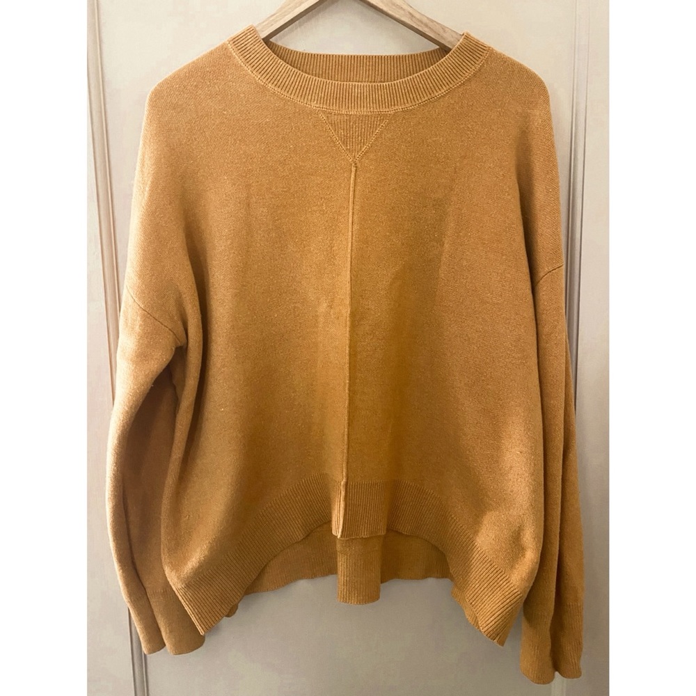 Oversized Mustard-Yellow Sweater